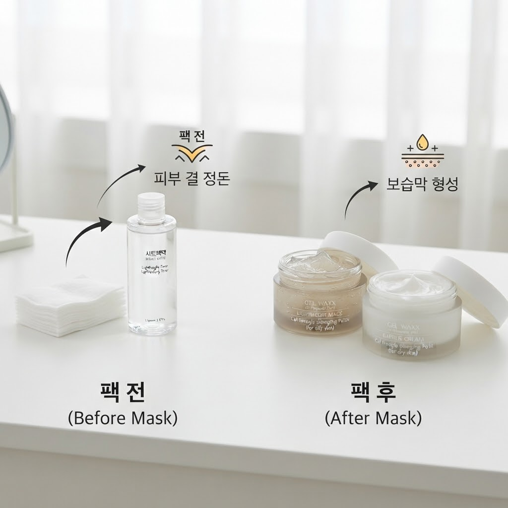다이소 마스크팩 추천 사용 전후 효과적인 스킨케어 레이어링 및 기초 화장품 순서