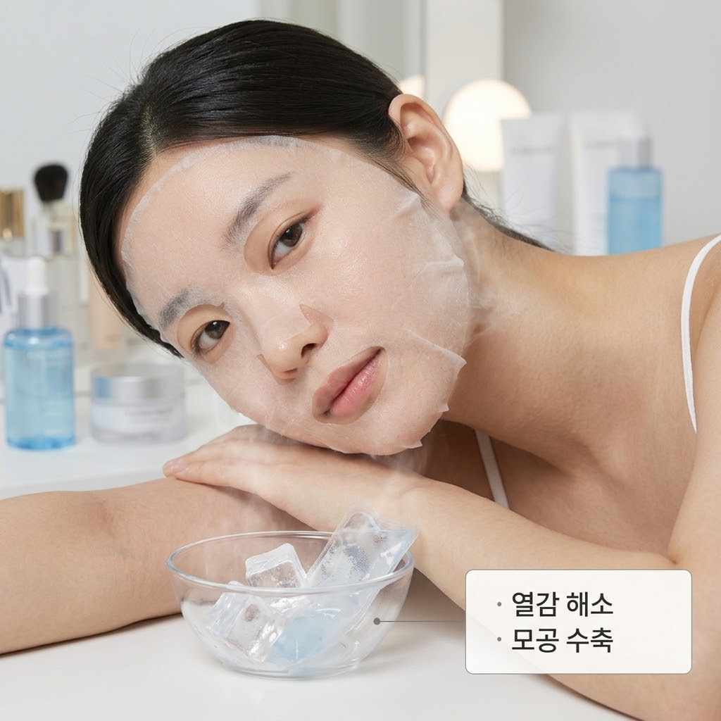 메이크업 전 마스크팩 얼굴 열감 내리기 쿨링 케어 메이크업 전 마스크팩 얼굴 열감 내리기 베이스 쿨링 케어 지속력 향상