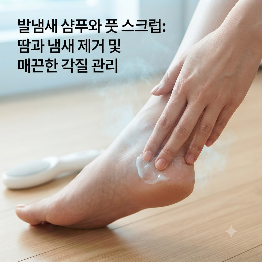 환절기 풋케어 발각질 턴오버 주기 회복 족욕 발 유수분 밸런스